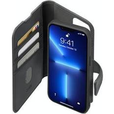SBS iPhone 13 Max Magnet Wallet cover transparent (På lager i butik)