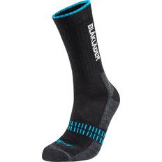 Polyamid Sokker Blåkläder 2191 Light Sock (Black/Neon Blue) 11-14