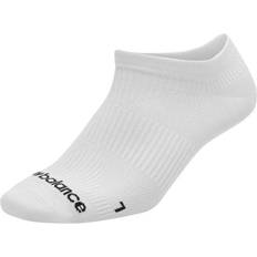 New Balance Homme Sous-vêtements New Balance Run Flat Knit No Show Sock - White Nylon