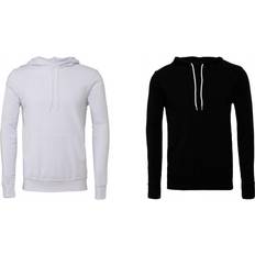Bella+Canvas Felpa Con Cappuccio Pullover In Policotone Adulto Unisex Bella - Nero