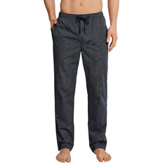 Schiesser Bukser & Shorts Schiesser Mix and Relax Woven Lounge Pants Darkblue