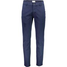 Lindbergh Superflex Chinos med Bælte - Black