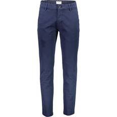 Lindbergh Superflex Chinos med Bælte - Sort
