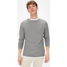 Skinn - Svarta Överdelar Only & Sons Onswyler Life Ls Crew Medium Grå/Melange
