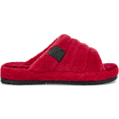 Men - Red Slippers UGG Fluff You - Samba Red Fluff