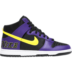 Nike black and white high dunks Nike Dunk High Lakers M - Black/Opti Yellow/Court Purple/White