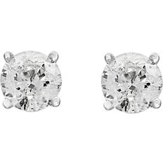 Effy Women Jewelry Effy Stud Earrings - White Gold/Diamond