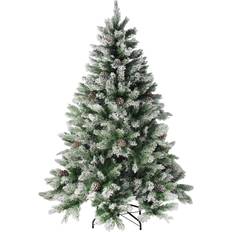 Northlight Flocked Angel Pine Artificial Christmas Tree 213.4cm