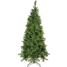 Northlight Pre-Lit Slim Mount Beacon Pine Artificial Christmas Tree