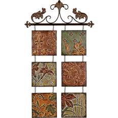 Bronze Wall Decor Bayden Hill DecMode Indoor Grey Wood Traditional Wall Décor Wall Decor