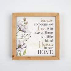 Beige Wall Decor P Graham Dunn Because Someone We Love Is In Heaven Wall Wall Decor