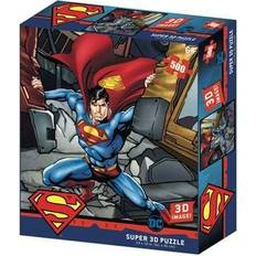 3D-Jigsaw Puzzles 4D Cityscape Lenticular 3D Puzzle Superman Strength 500 Pieces