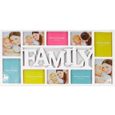 Northlight 28.75 White Multi-Size Family Collage Photo Picture Frame Wall Photo Frame