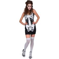 Blanco Vestidos Karnival Costumes Women's Skeleton Dress