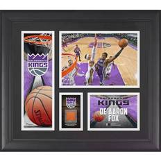 Fanatics Sacramento Kings De'Aaron Fox Framed Player Collage with a Piece of Team-Used Basketball