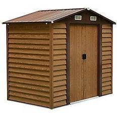 Garden shed OutSunny Garden Shed with Sliding Doors 7.7x6.4ft