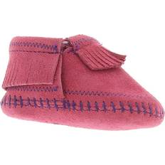 Pink Baby Booties Children's Shoes Minnetonka Riley Bootie Baby Toddler