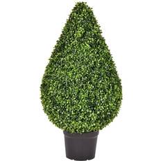 Vickerman 3' Artificial Boxwood Teardrop Shaped In Pot (UV) Storage Box