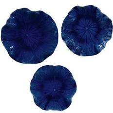 Uttermost Abella Cobalt Blue Wall Decor, Set of 3 Wall Decor