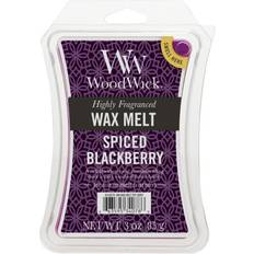 Purple Wax Melt Woodwick Spiced Blackberry 3 oz. Hourglass Wax Melt Wax Melt