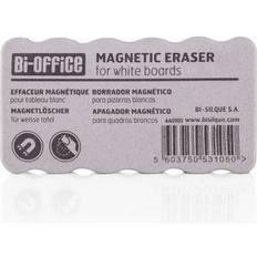Bi-Office Letvægtsviskelæder, magnetisk, grå 11x6x2cm