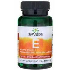 Swanson Vitamin E 400 IU Natural 100 Softgels 100 pcs