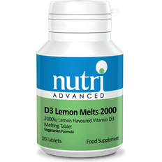 Nutri Advanced Vitamin D3 Lemon Melts 2000IU 120 Tablets