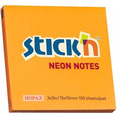 Orange Sticky Notes Notes Stick'N NEON orange 76x76mm 100blade (12 stk