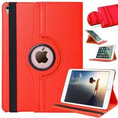 iPad 7th 8th 9th Generation 10.2" Fodral Roterbar 360° Röd