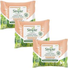 Simple Ansiktsrengöring Simple Instant Glow Cleansing Wipes X20