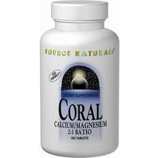 Source Naturals Coral Calcium Magnesium 180 Tablets