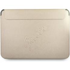 Macbook guld Guess Sleeve Til Macbook 13" Saffiano Script Guld