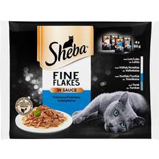 Sheba fisk Sheba Fine Flakes, pouch Fisk 4x85g