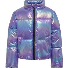 Kids Only Metallic Celine Short Quilted Jacket - Purple Opulence (15264351)