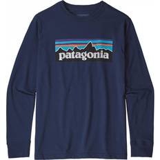 Patagonia Children's Clothing Patagonia Graphic Organic Boys Long Sleeve T-Shirt P6 Logo Classic