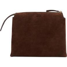 Nu Twin Crossbody Bag in Suede MOCHA