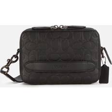 Coach Black Bags Coach Men's Charter Cross Body Bag In Signature Leather Black