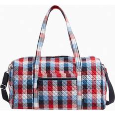 Vera Bradley Large Travel Duffel Bag in Patriotic Plaid Plaid