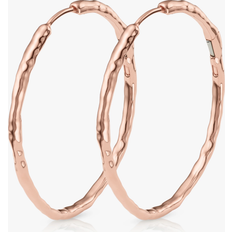 Monica Vinader Rose Gold Earrings Monica Vinader Siren Muse Large Hoop Earrings - Rose Gold