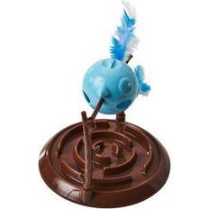Ethical Pet Doc & Phoebe Twirly Bird Cat Feeder, Blue/Brown