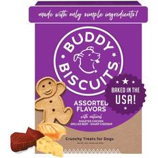 Buddy Biscuits Buddy Biscuits Crunchy Assorted Flavors with Beef, Chicken Cheese Biscuit