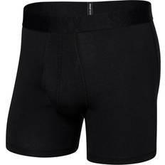 Viskose Unterhosen Saxx Droptemp Cooling Cotton Boxer Brief - Schwarz