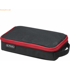 Herlitz 2 Go Soft Polyester Pennfodral Svart Röd (50033348)
