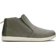 Green High Boots OluKai Women's Hawai'iloa Manu Hope Boots Taupe Greyolukai