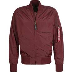 Rosso Giubbotti Alpha Industries Bomber MA-1 TT - Graphite/Rosso