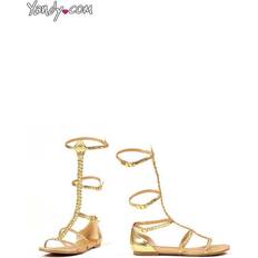 Oro Sandalias Gladiator Women's Costume Sandals - Gold