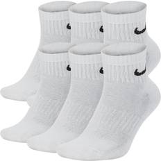 Elastane/Lycra/Spandex Clothing NIKE Everyday Cushioned Ankle Sock 6-pack - White/Black