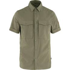 Abisko trekking shirt Fjällräven Abisko Trek Shirt SS Light Olive