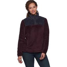 Black Diamond Women's Roadie 1/4 Zip Fleece Bordeaux/Carbon