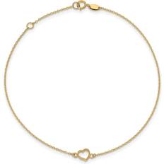 Gold Anklets Macy's Heart Anklet - Gold